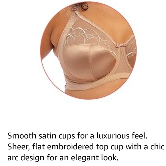 ELOMI Cate Underwire Full Cup Banded Bra [36 N] - Picture 4 of 13